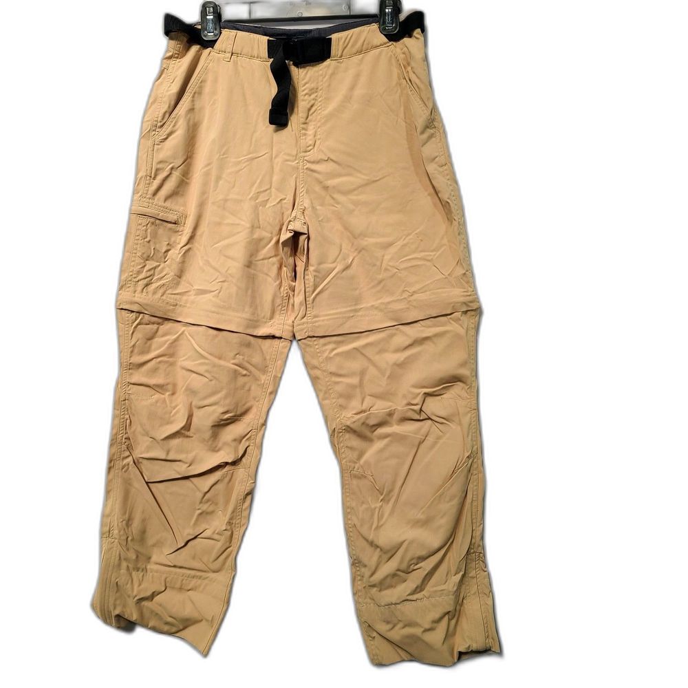 EMS Eastern Mountain Sports Khaki Convertible Cargo Insect Repellent Pants 6